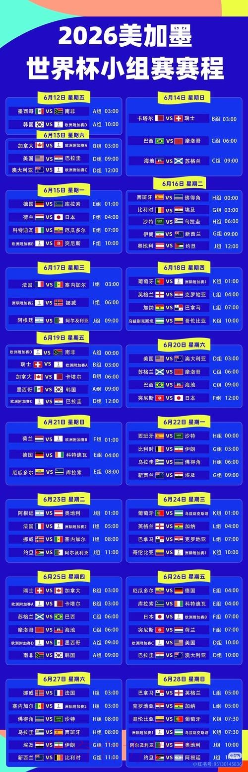 2026世界杯直播官方发布完整安排免费观看 2026世界杯直播官方发布完整安排免费观看